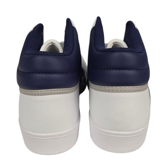 Adidas Hoops 4.0 Mid Men's White Navy Blue Basketball Shoes Size 6 Athletic New - Picture 8 of 11